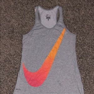 Nike racer back tank top